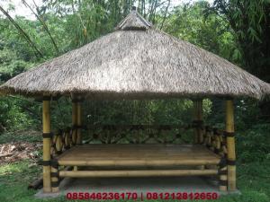 Jasa Pembuatan Gazebo Saung Bambu Murah Unik Berkualitas